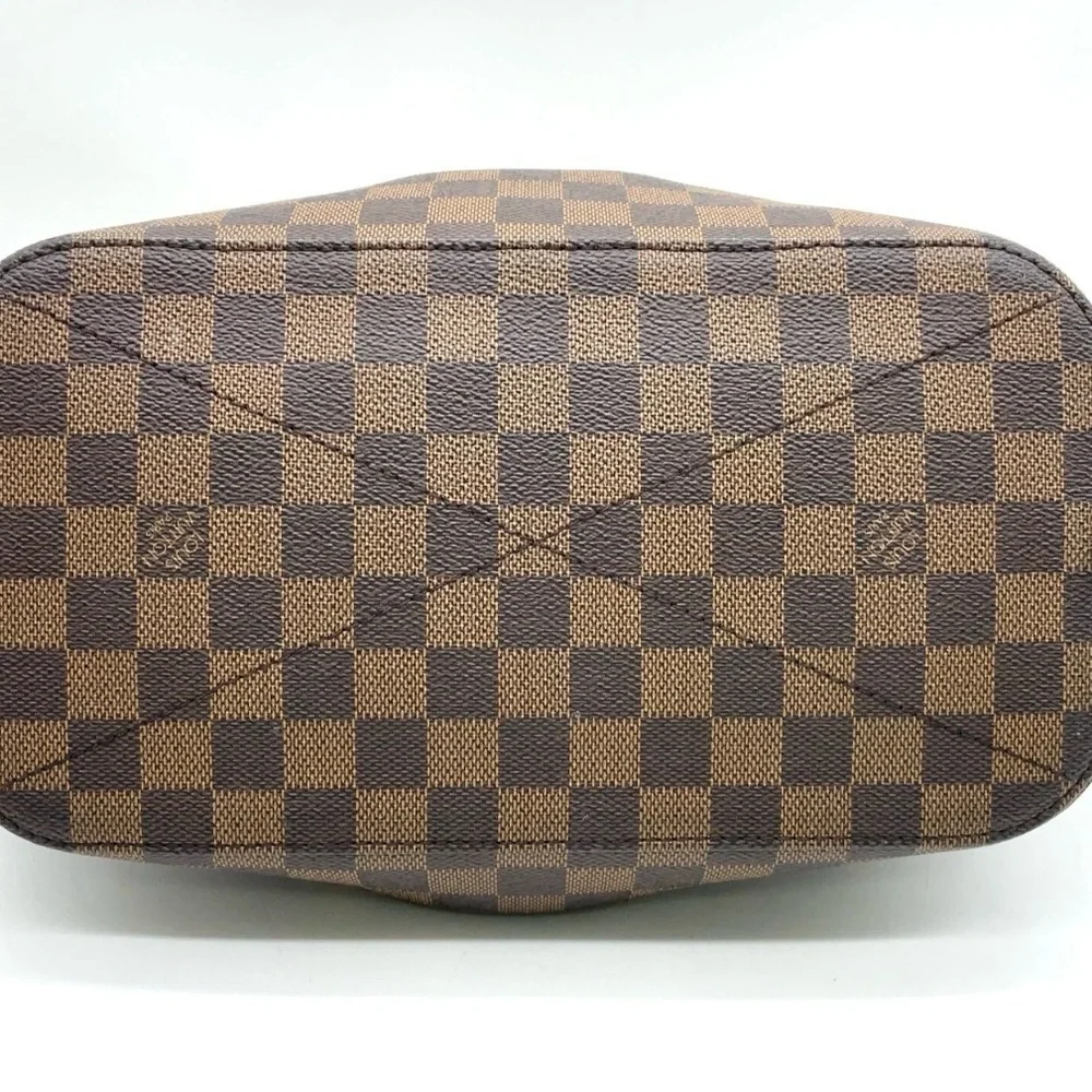 Auth Louis Vuitton Damier Ebene Siena PM 2Way Bag W/Box/Dust Bag